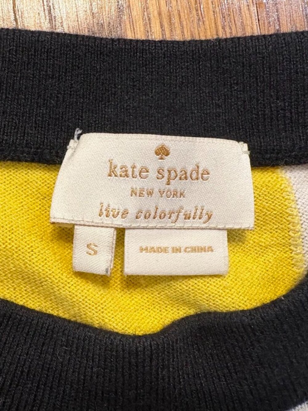 Kate Spade New York Colorblock Geometric Mondrian Knit Sweater Small - Picture 7 of 7